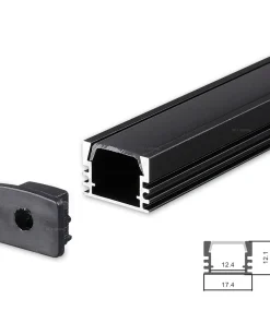 Vue alternative de 17x12mm LED Aluminum Profiles