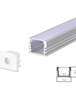 17x12mm LED Aluminum Profiles - Image 3