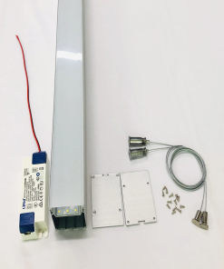 Vista alternativa de 7575 LED Linear Light Trunking System Tube Light Suspend Mounting Clips Installation 5Years Warranty