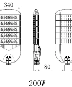 High lumen 130lm/W IP65 Waterproof Outdoor 5 Years Warranty LED Street Light - 이미지 3