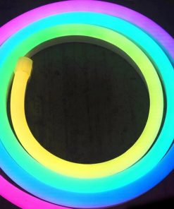 Lampu Neon LED 10x23mm 12W RGB 12V 24V