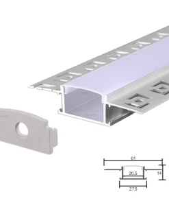 61x14mm LED Alüminyum Profiller