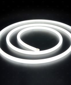 Lampu Strip Fleksibel Neon LED Bulat 360 Derajat 24V 10W