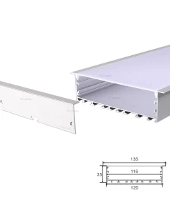 Profil Aluminium LED 120x35mm-A