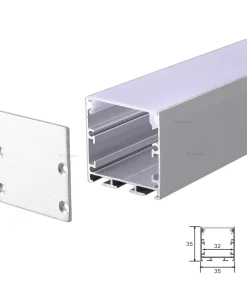 LED Aluminum Profiles - Extrusion Channel 35x35mm