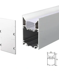 Profil Aluminium LED 50x75mm