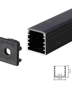 Aluminum LED Channel Track 15x15mm Supplier