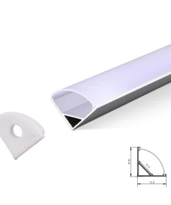 Aluminum Channel For LED Strip Light Track 16x16mm - 画像2