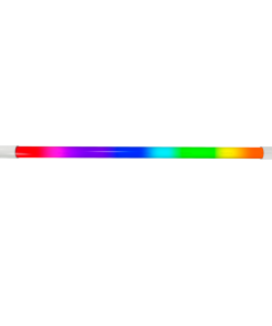 RGBW DC48V Milky Cover 4FT 6FT 8FT Lampu Tabung LED DMX T8 yang Dapat Ditekuk