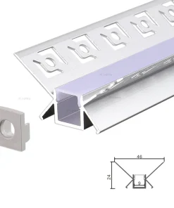 Profil Aluminium LED 46x24mm