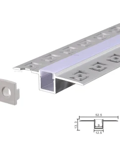 Profil Aluminium LED 53x13mm