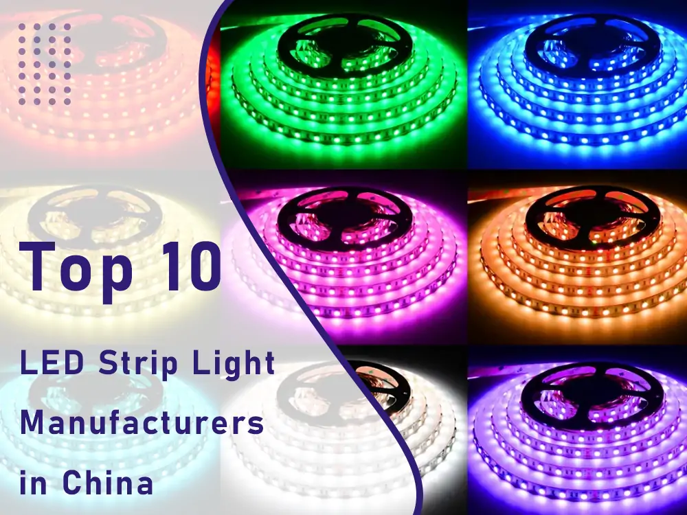 fabricantes de tiras de luz led en china