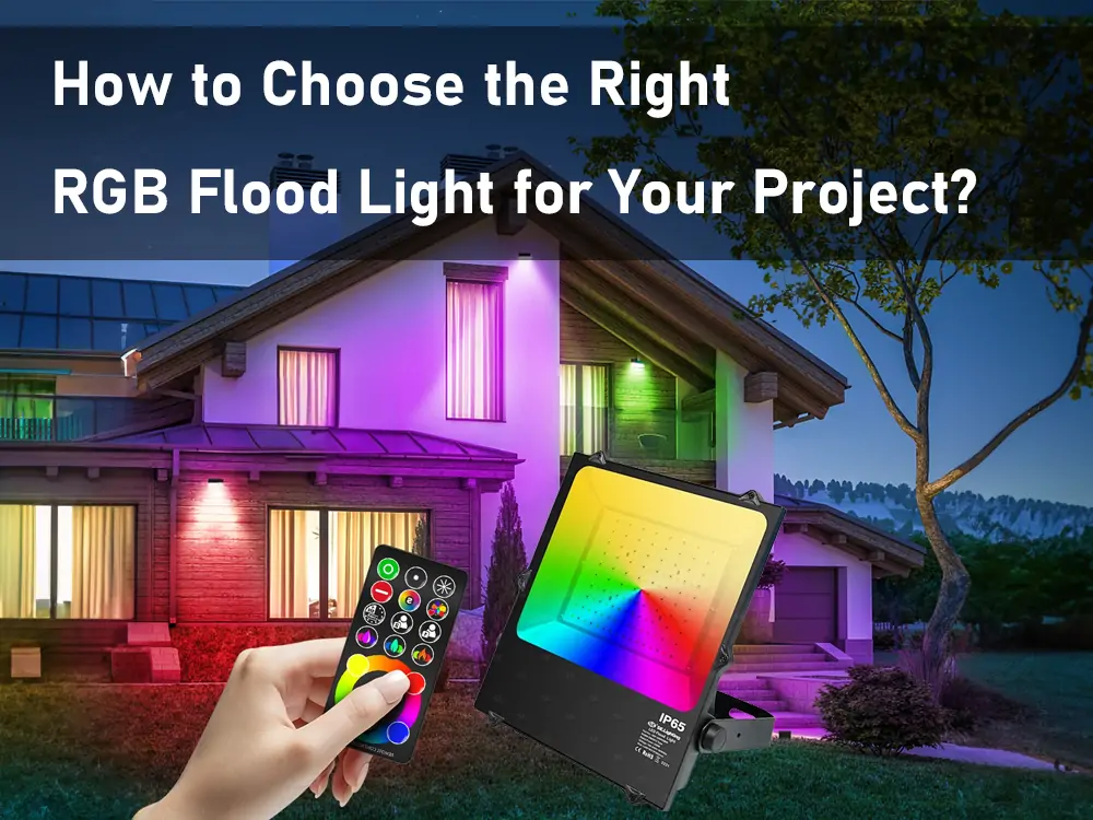 how to choose the right rgb flood light