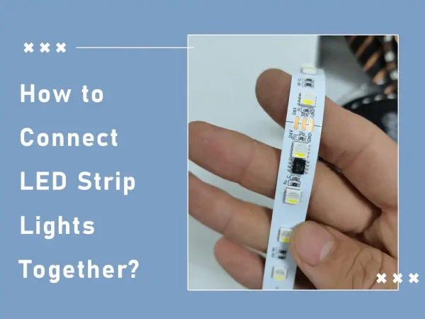 how to connect led strip lights together