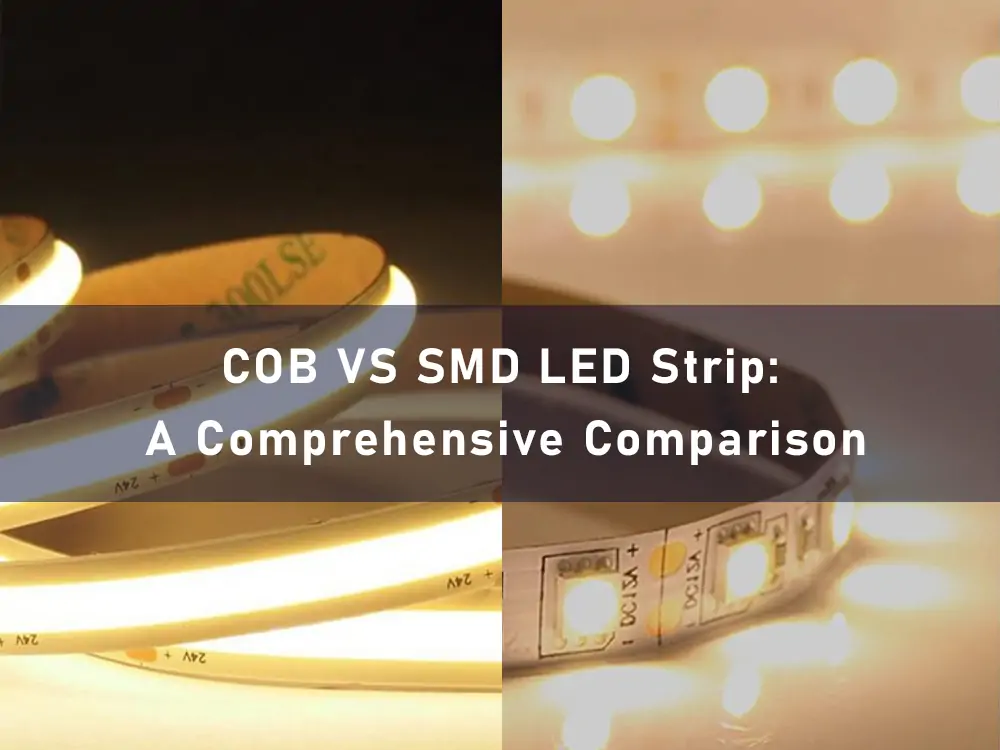 Bande LED cob vs smd