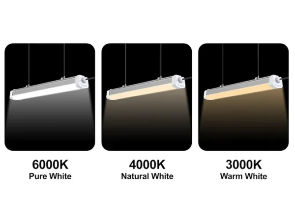 led tri proof lights color temperature