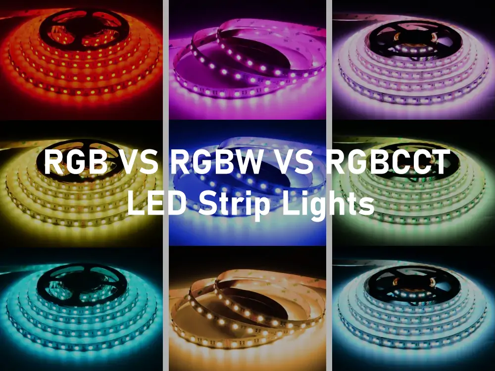 rgb vs rgbw vs rgbcct led şerit ışıklar
