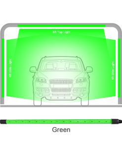 Tampilan alternatif dari Red Green Blue White Yellow DC48V Clear Cover 4FT 6FT 8FT T8 Car Wash LED Tube Light