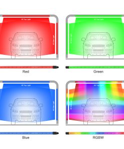 Tampilan alternatif dari RGBW DC24V Clear Cover 4FT 6FT 8FT DMX Light Tube Waterproof