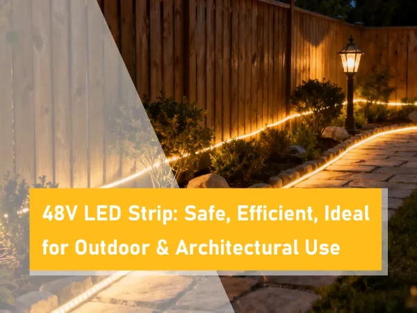 efficient 48v led strip for outdoor use