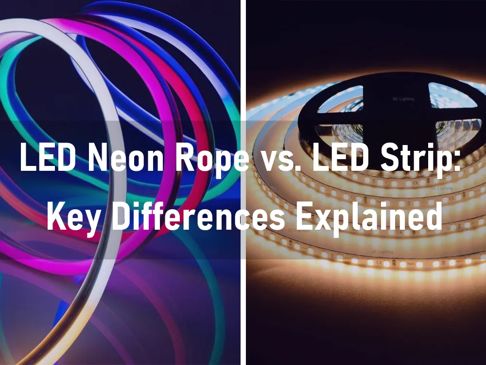LED Neon Rope vs. LED Strip: Explicación de las principales diferencias ...