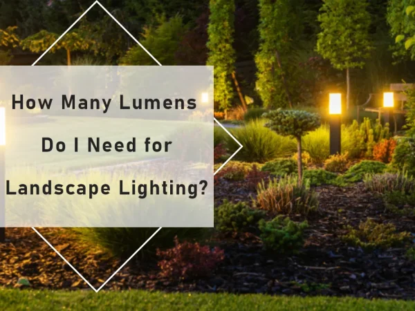 how many lumens do i need for landscape lighting